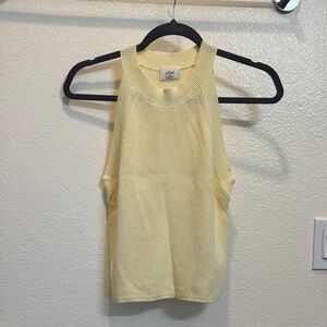 Wilfred Yellow Sleeveless Tank Top